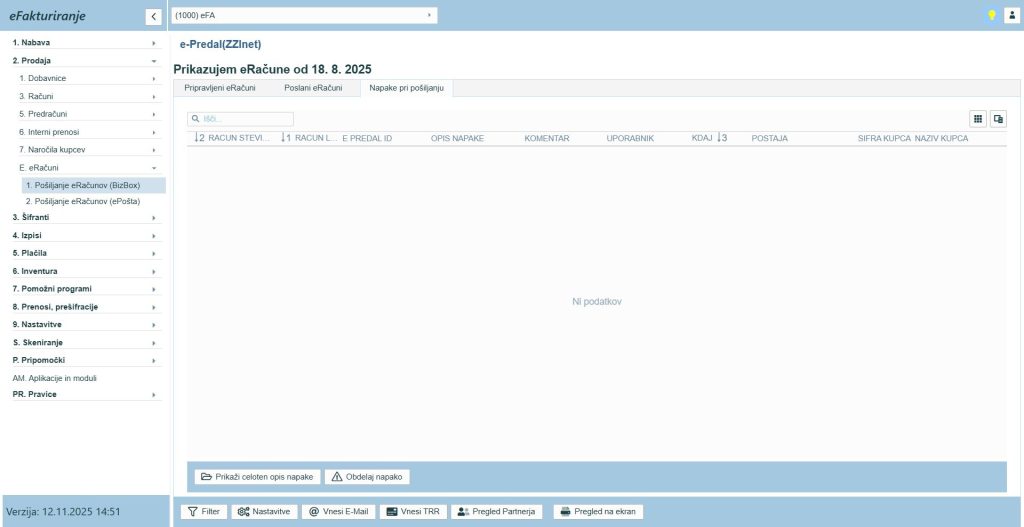 eFA65_e račun napake