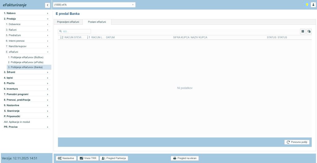 eFA71_ e računi banka poslani